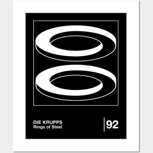 Die Krupps / Minimalist Graphic Fan Artwork Design Posters and Art